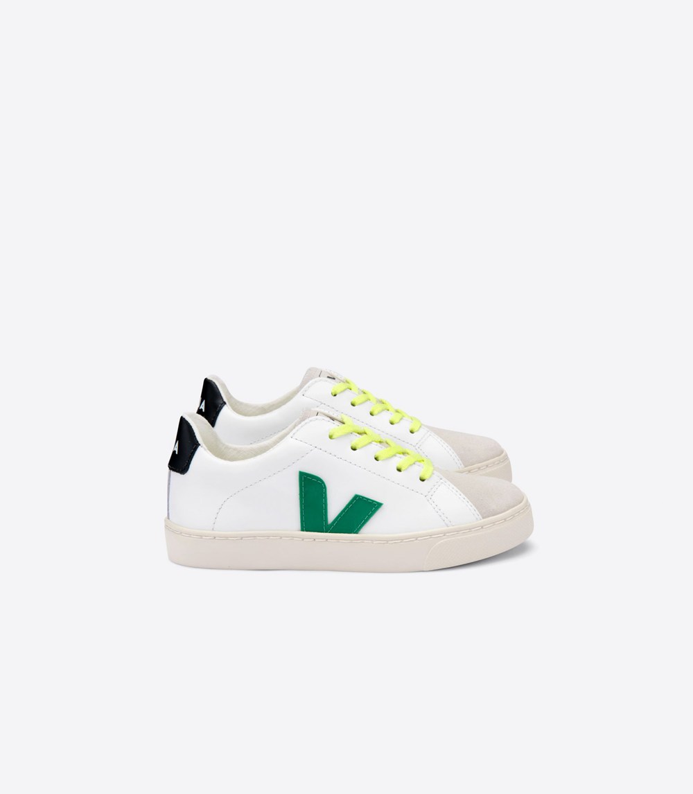 Tenis Veja Niños - Esplar Cuero - Blancos - 423MGIUZX